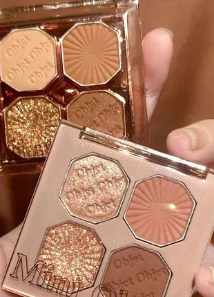 Palette Pearly Eyeshadow Glitter Earth Color Eyeshadows Shiny Eye Shadow Pallet Makeup Pigmentos Natural Cosmetic Free Shipping