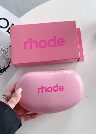 Original Luxury Rhode Woman Cosmetic Mirror Lipstick Blush Lip Gloss Portable Soft Silicone Storage Bag Toast Ribbon Gifts Cover - Riparo82