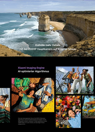 Global Version Xiaomi Redmi Note 14 Pro Plus 5G Smartphone 200MP AI Camera Snapdragon 7s Gen 3 NFC 120W 5110mAh Battery - Riparo82