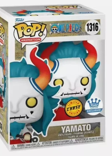 Nuovo esclusivo Funko Pop One Piece Yamato # 1316 Chase Collezione esclusiva di figure in vinile in edizione limitata, modelli di giocattoli per bambini