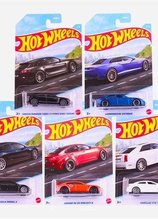 Hot Wheels Premium Modern Classics 1:64 - Tesla Model 3 Lamborghini Cadillac