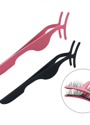 1 Pc False Eyelashes Tweezer Fake Eye Lash Applicator Makeup Tools Auxiliary Curler Mink Eyelashes Professional Tweezer Tools - Riparo82