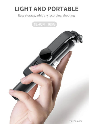 Xiaomi Selfie Stick 1045mm With Wireless Bluetooth LED Fill Light Extended Tripod With Remote Shutter For Android ios Cellphone - Riparo82