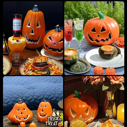 Pumpkins Lamp Halloween Decoration For Home Yard Garden Outdoor Decor Hallowen Horror House Skull Party Props Glow in The Dark