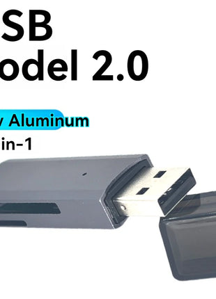 Lettore di schede USB 3.0 multifunzionale 2 in 1Micro SD TFMemoryCardReaderUSBFlashDrive Adattatore per schede per PC Accessori per laptop