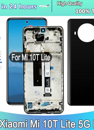 TFT Per Xiaomi Mi 10T Lite 5G LCD M2007J17G Display Touch Screen Parti di Montaggio Per Xiaomi Mi 10T Lite Display Dello Schermo LCD - riparo82