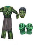 Nuovi ragazzi Hulk Costume da supereroe Hulk Cosplay Tuta muscolare Guanti Vestito Ragazze Costumi di carnevale di Halloween
