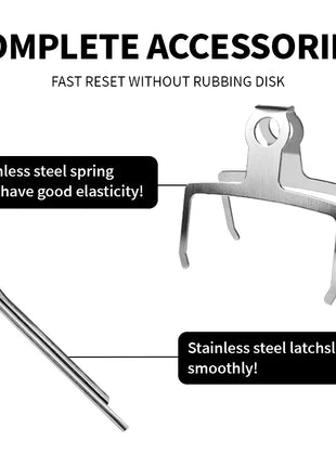BUCKLOS Pastiglie freno a disco idraulico in ceramica per SRAM AVID ELIXIR 1/2/4/6/8/10 paia Pastiglie freno MTB Pastiglie freno a disco resistenti all'usura