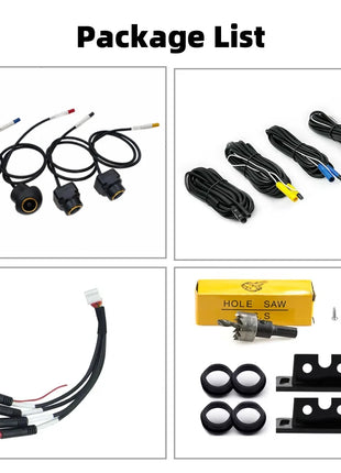 car 360°Panoramic Camera AHD1080P Front/Rear/Left/Right Camera 360 Panoramic Accessories for android multimedia Golden fisheye - Riparo82