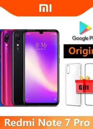 Xiaomi Redmi Note 7 PRO Smartphone originale 6GB 128GB Snapdragon 660AIE Telefono cellulare Android 48.0MP + 5.0MP Fotocamera posteriore cellulare - riparo82