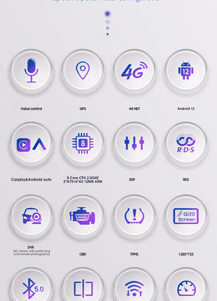 Hizpo 8G+128 AI Voice Car Radio Android Auto Multimedia For Nissan Qashqai J10 2006 2007 2008-2013 Carplay 4G 2din GPS autoradio - Riparo82