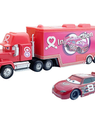 Auto 2 Mack Truck Pixar auto da corsa Lightning McQueen Jackson Storm mini Car 1 3 collezione Pressofuso Giocattolo in metallo Regalo per il regalo del capretto - riparo82