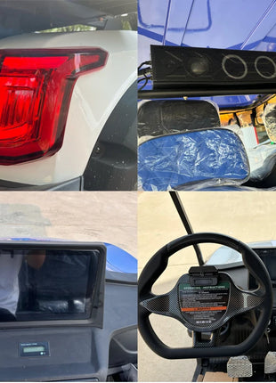 2025 MMC New Model Long Range Battery Powered Electric Off-Road 48 Volt Adults Scooter Solar Panels 4 Seat Cheap Golf Cart - Riparo82