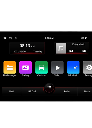 Podofo 10.4" Vertical Rotatable Screen Android Car Radio 1 Din 2+64G Wireless Carplay Android Auto GPS 1Din Multimedia Autoradio - Riparo82