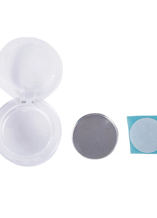 1Set Empty Eyeshadow Case Palette Pans Powde Cosmetics DIY Makeup Tool Stamp Makeup Organizer Box Glitter Container Eye Shadow - Riparo82