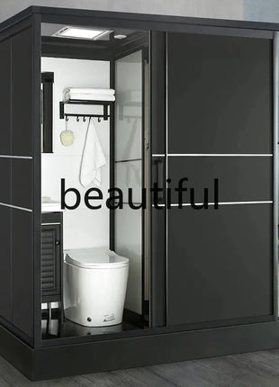 B573 Bagno doccia integrale integrato WC mobile bagno divisorio integrato semplice rurale per uso domestico