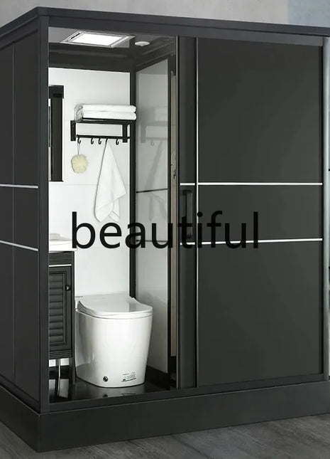B573 Bagno doccia integrale integrato WC mobile bagno divisorio integrato semplice rurale per uso domestico