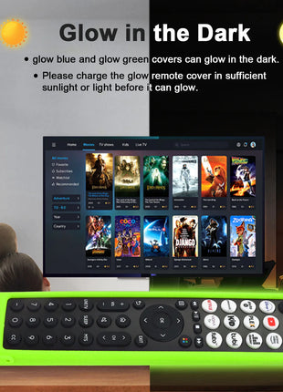 Silicone Case Fit for Hisense Smart Vidaa TV remote control EN2J36H EN2F36H EN2D36H ERF2N36H Protective Sheath Cover Anti-Slip ﻿ - Riparo82