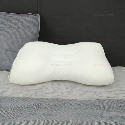 Cervical Orthopedic Neck Pillow for Better Sleep and Neck Support Soybean Fiber SPA Massage Pillow for Home Travel Relaxation