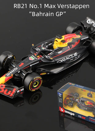 Bburago 1:43 2025 F1 Modello di auto in lega Formula Racing Die Cast Toy SF25 RB21 W16 MCL39 Red Bull Mercedes Ferrari McLaren