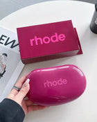 Original Luxury Rhode Woman Cosmetic Mirror Lipstick Blush Lip Gloss Portable Soft Silicone Storage Bag Toast Ribbon Gifts Cover - Riparo82