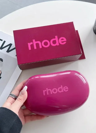 Original Luxury Rhode Woman Cosmetic Mirror Lipstick Blush Lip Gloss Portable Soft Silicone Storage Bag Toast Ribbon Gifts Cover - Riparo82