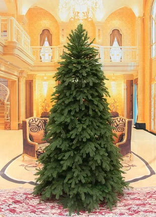 Albero di Natale artificiale in PE pieno Crittografia di lusso premium Grande albero di Natale verde Pino Decorazione per feste domestiche Decorazioni per la casa e il giardino