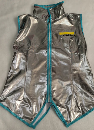 Miku Cosplay Set completo Abito in tessuto di pelle argento Miku Cosplay Copricapo Costume Outfit JK Abito da marinaio Uniforme scolastica Hallow