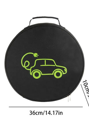 Fireproof EV Car Battery Jumper Cable Bag Electric Vehicles Rechargeable Guns Storage Organizer for Charging Cables Cords Hoses - Riparo82