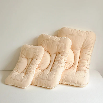 Comfortable Low Pillows for Parent and Child, Pure Cotton and Bean Velvet, Kids Adult Sleeping Pillows, 30x50 cm, 40x60, 48x74cm