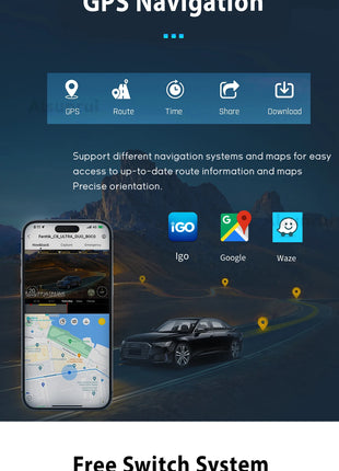 10.25Snapdragon 665 Wireless Carplay AutoRadio Android 14 For Audi Q5 2009-2016 Stereo Screen GPS Navigation Multimedia HeadUnit - Riparo82