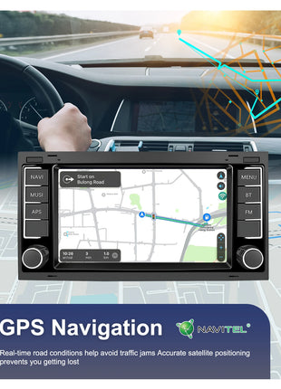 Podofo 7" Car Radio Wireless CarPlay Android Radio For FIAT Punto 2005-20009/Linea 2007-2011 Multimedia GPS FM WIFI BT Autoradio - Riparo82