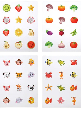 Gioco di scacchi di memoria Montessori 3D puzzle di legno bordo logica giocattolo interazione apprendimento precoce giocattoli educativi per bambini bambini mini - riparo82