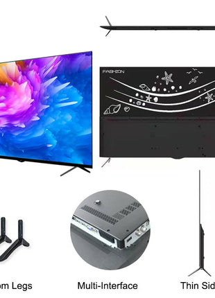 40  50 75 85  100 inch 4K smart TV ultra-thin high definition color  LCD - Riparo82