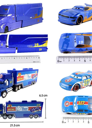 Auto 2 Mack Truck Pixar auto da corsa Lightning McQueen Jackson Storm mini Car 1 3 collezione Pressofuso Giocattolo in metallo Regalo per il regalo del capretto - riparo82