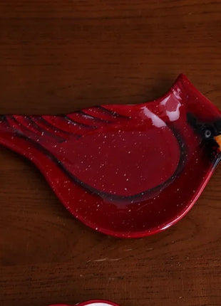 Set di stoviglie in ceramica di natale piatto da pranzo occidentale colorato sottosmalto di alta qualità piatto decorativo per posate per la cena del Festival - riparo82