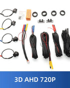 360° Car Panoramic Camera System 720P/1080P AHD Right+Left+Front+Rear View Camera System for Android Auto Radio Night Vision - Riparo82