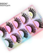 Faux Cils 3/5 Pairs False Eyelashes make up Natural Long Dramatic Halloween Eyeylash 3D Mink Lashes Tools Extension maquiagem - Riparo82