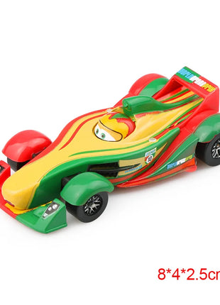 Disney Pixar Cars 2 3 Pressofuso in metallo Veicolo Saetta McQueen Mater Jackson Storm Miss Fritter Auto Giocattolo Giocattoli per bambini Regali di Natale - riparo82
