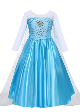 Abito Elsa per ragazze Costume Elsa Regina delle nevi Anna Abito Cosplay Festa di compleanno Bambini Carnevale Ragazza Costume di Halloween