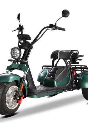 Clark is hot selling 10 Inch Fat Tire Trike Electric Vehicles Three Wheel Electric Scooter Citycoco 2000W 3 Wheels Electrical Mo - Riparo82