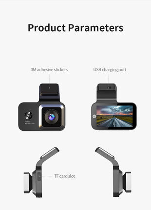 HP car camera dash cam camera 2k HD night vision WiFi DVR video loop video parking monitoring car dashcam auto - Riparo82