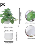 1PC Simulated Plant Potted Plant, Business Office Desktop, Foyer, Garden, Garden, Floral And Home Decoration