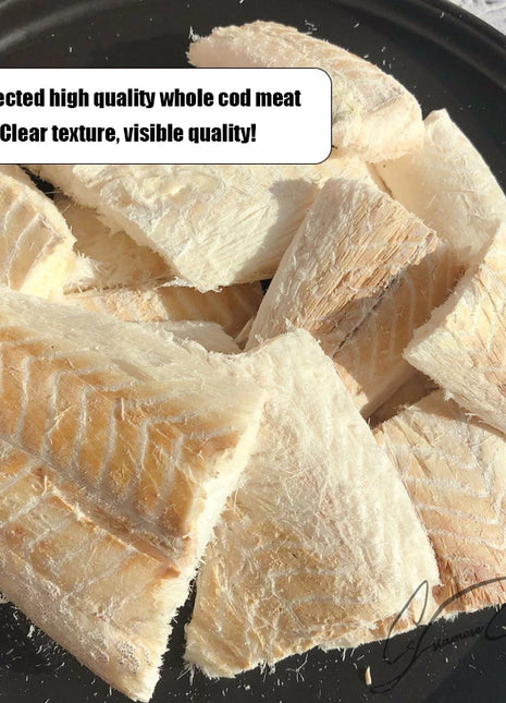 Pezzi di merluzzo liofilizzati snack per cani e gatti snack per animali domestici cibo per cani cibo per gatti pezzi di merluzzo senza pelle cibo per gatti liofilizzato cibo per cani - riparo82