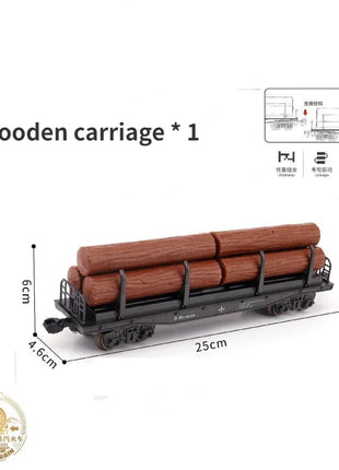 Locomotiva ferroviaria classica Accessori per treni a vapore retrò Carrozza Paletta Pista del treno Giocattoli per bambini per ragazzo - riparo82