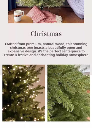 2025 Premium PE Albero di Natale Decorazioni natalizie di lusso per la casa Grande scintillante visualizzazione festosa Decorazione dell'atmosfera dell'albero di Natale