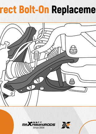 Set braccio oscillante posteriore sinistro destro per Audi A3 Cabriolet (8P7) 2008-2013