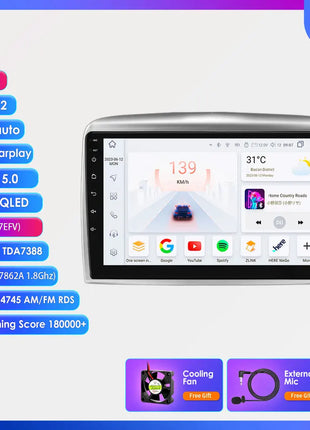 Hizpo 9 Inch for Lancia Ypsilon 2006 - 2011 Wireless Carplay Android Auto Car Multimedia Player Autoradio Electronic Ddevices 4G