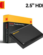 KODAK HDD portatile Disco rigido esterno da 1 TB 5 Gbps HDD da gioco portatile ad alta velocità 120 MB/s 2 TB per PS4/PS3/PS2/PS1/Switch