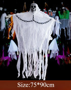 Halloween Outdoor Decoration Skull Gauze Hanging Ghost Skull Pendant Bar Haunted House Secret Room Scene Layout Horror Props - Riparo82